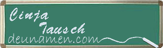 Cinja Tausch Visitenkarte